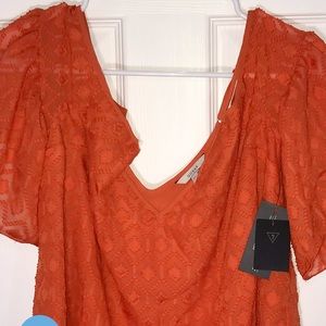 Guess Cold Shoulder Blouse